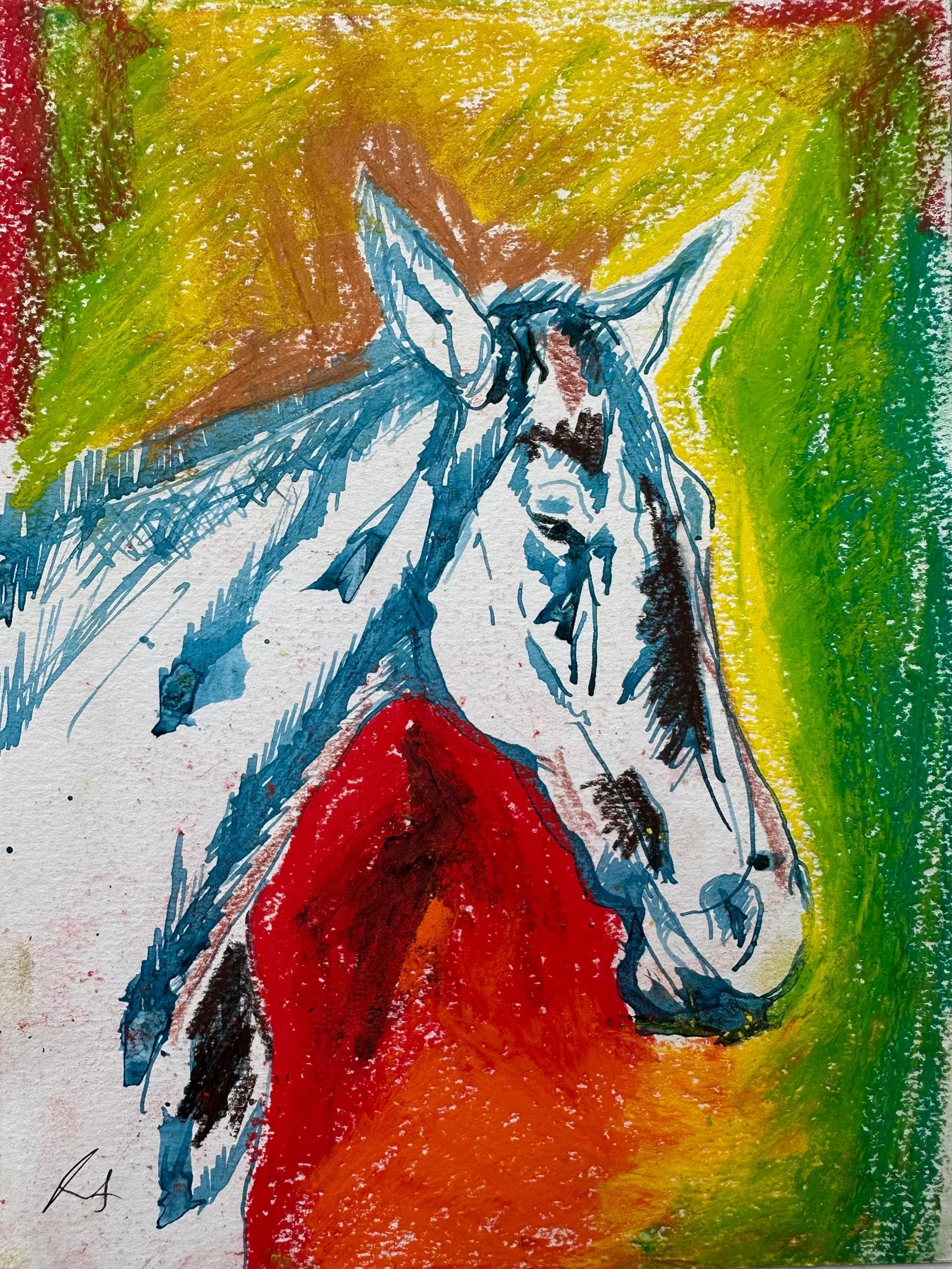 The horse